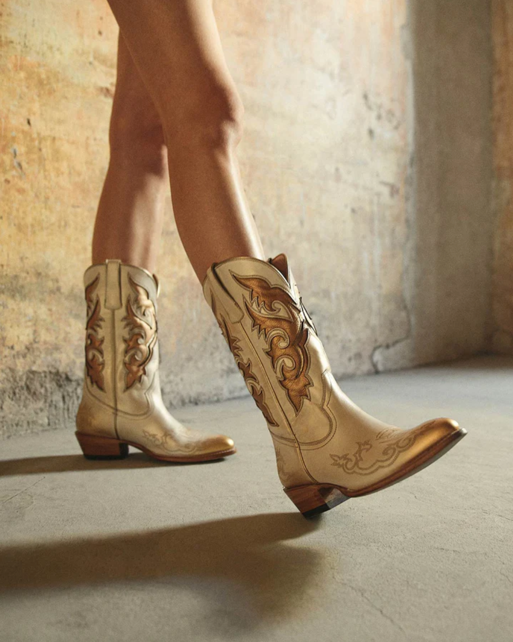 BOTAS JUDE WESTERN ROSE