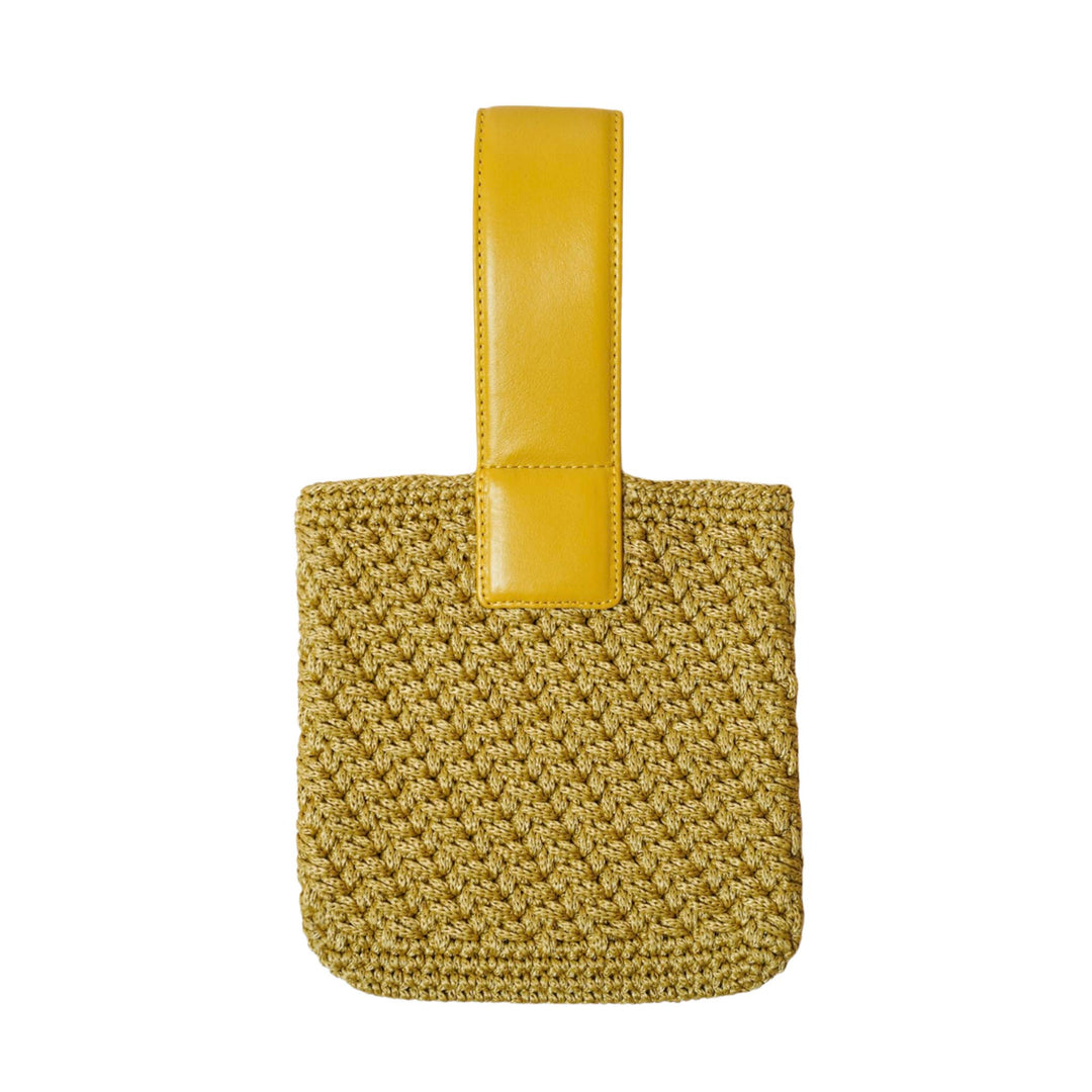 AMAYA MINI SQUARE TOTE HONEY