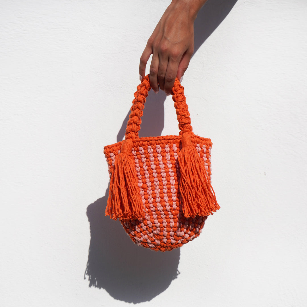 ISLAND BOWL BAG MINI ORANGE HUES