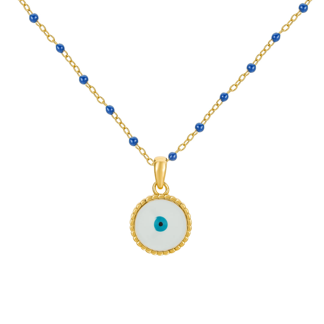 COLLAR OJO TURCO C/ENAMEL