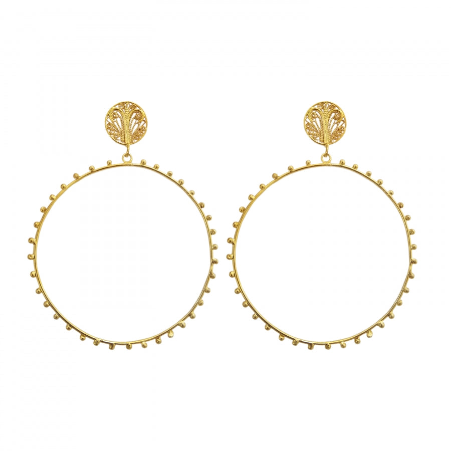 ALMA LARGE HOOPS