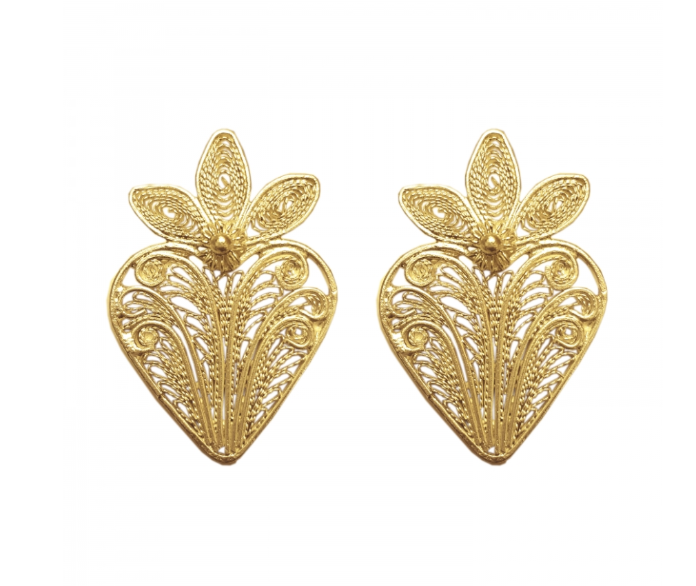 ARETES MILAGROS I  DORADO