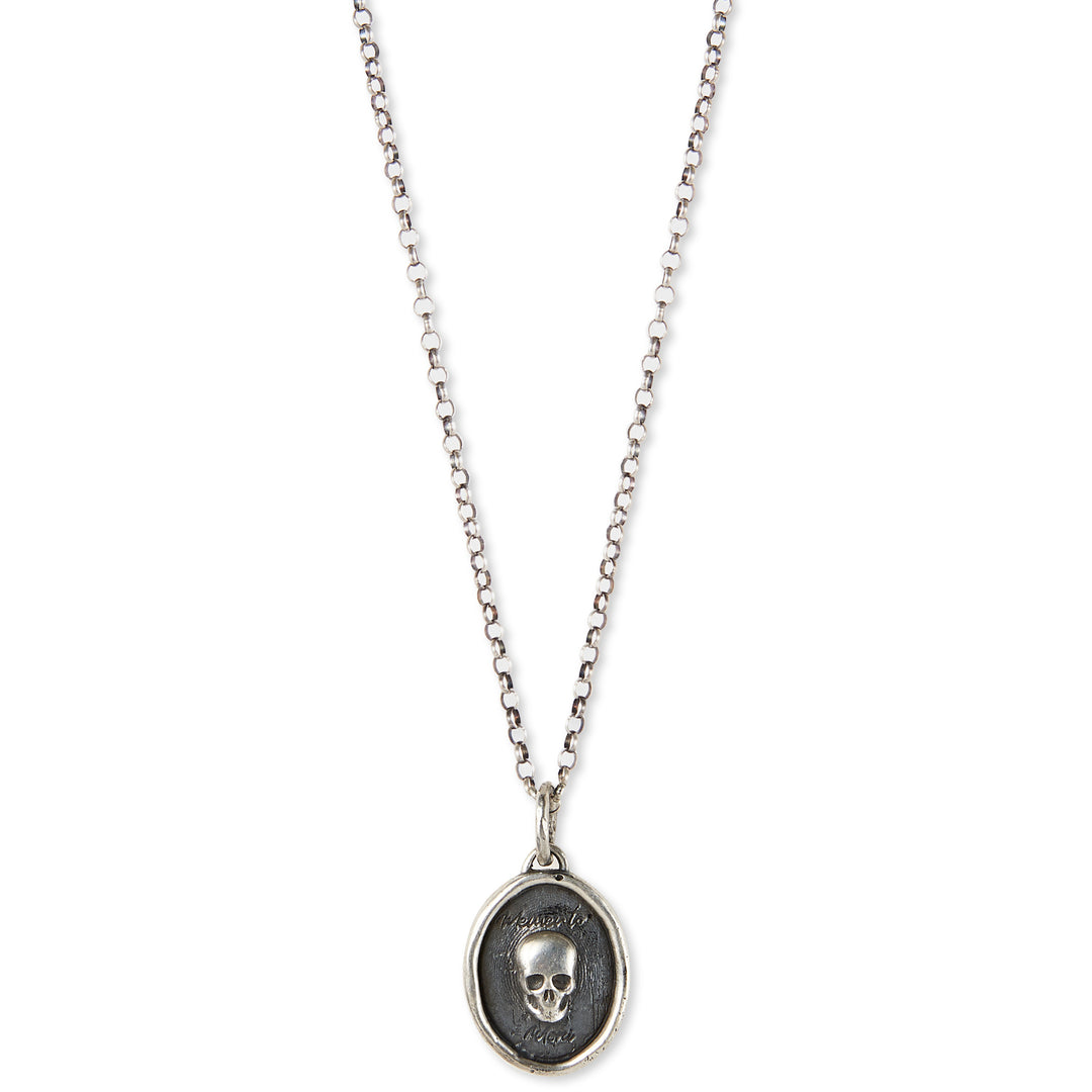 COLLAR MEMENTO MORI PLATA .925