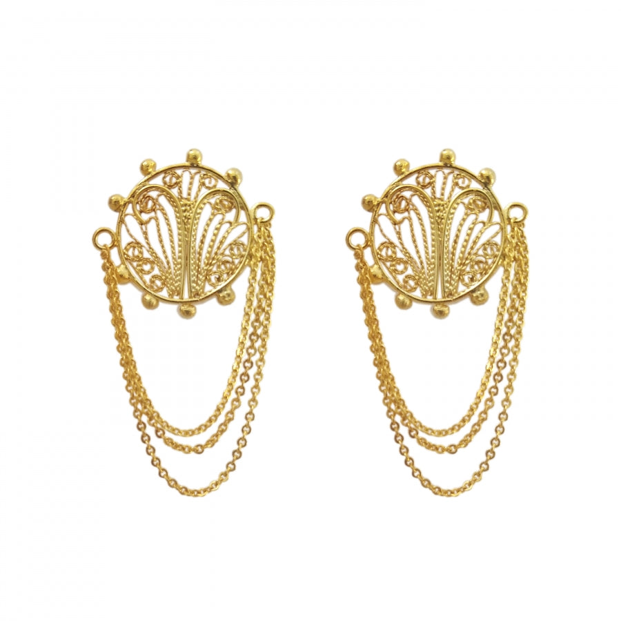 ALMA STUDS CON CADENA