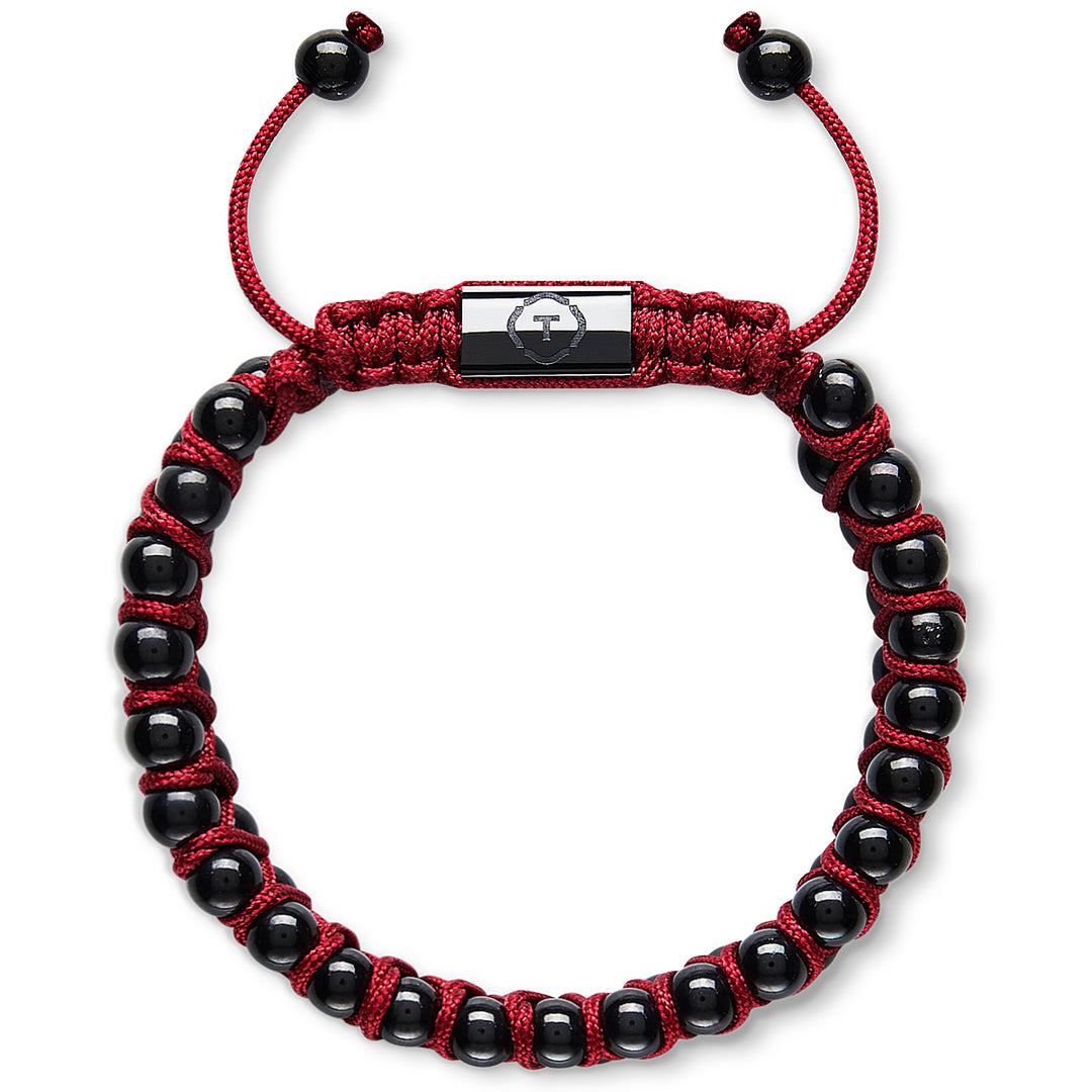 ONIX CON MACRAME ROJO