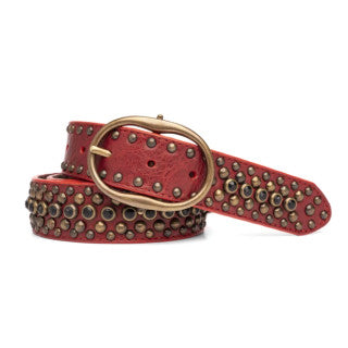 CINTO DANIA STUDS ROJO