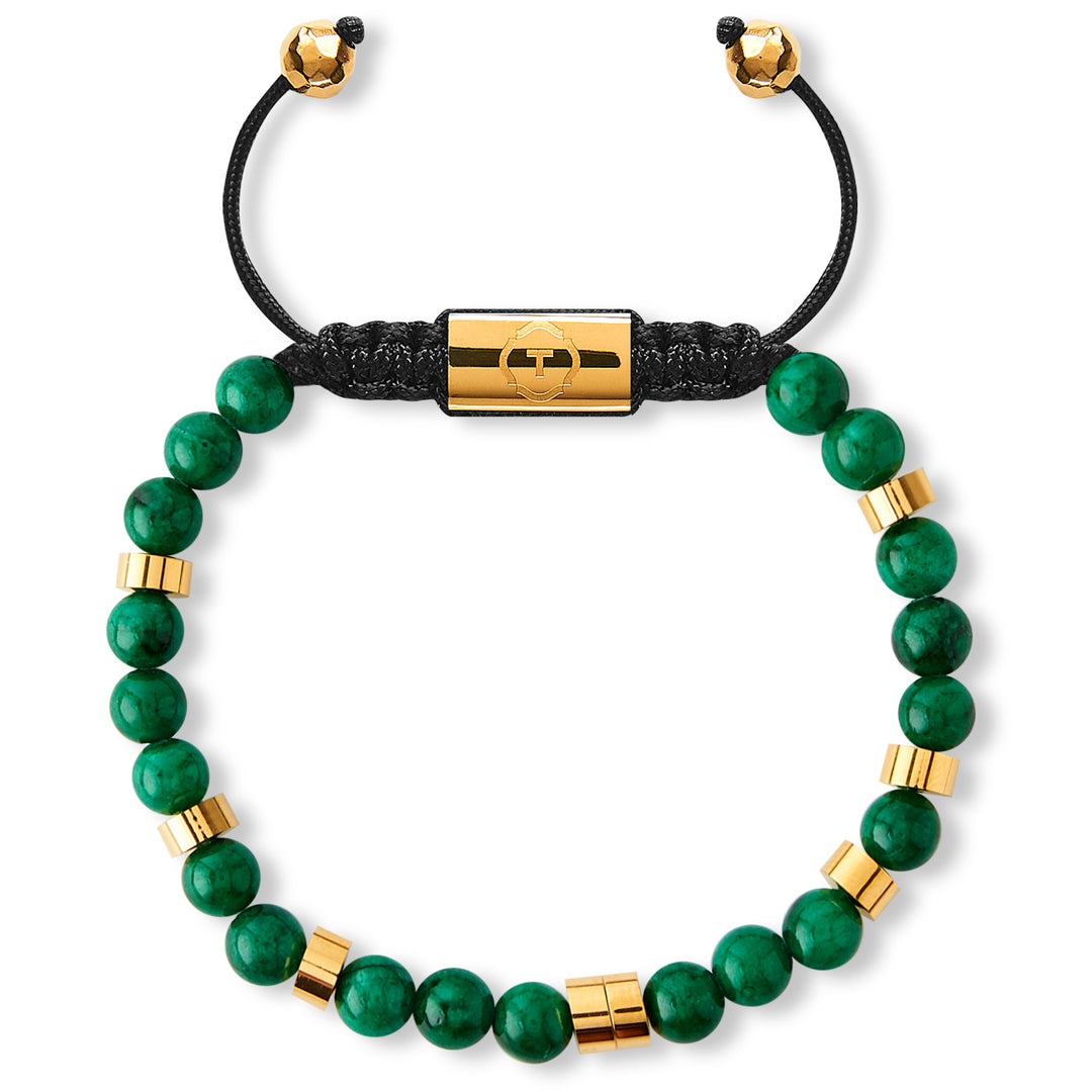 JADE Y CHAPA 18KT