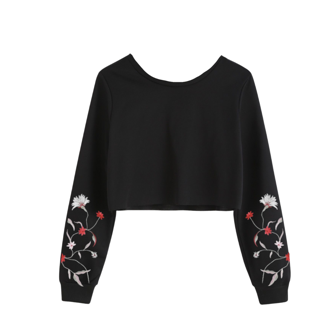 SUDADERA XURUKUA ENREDADERA CON FLORES