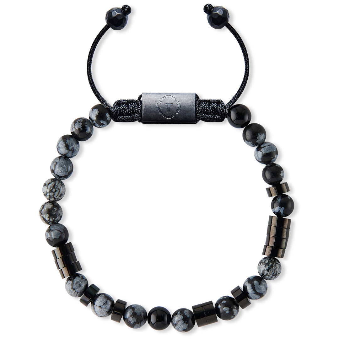 AGATA GRIS Y HEISHI ONIX